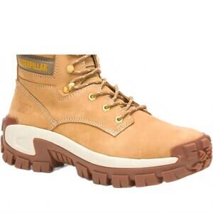NEW CAT FOOTWEAR men's invader hi steel toe work boot in honey